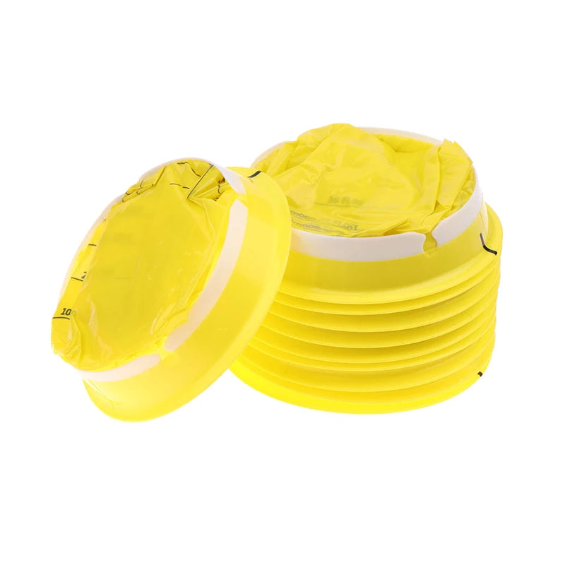 1000ML Disposable Plastic Bags for Travel - Portable Motion Sickness and Nausea Vomit Cleanup Solutions