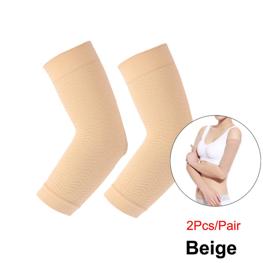 1Pair Arm Slimming Shaper Wrap, Arm Compression Sleeve Women Weight Loss Upper Arm Shaper Helps Tone Shape Upper Arms Sleeve