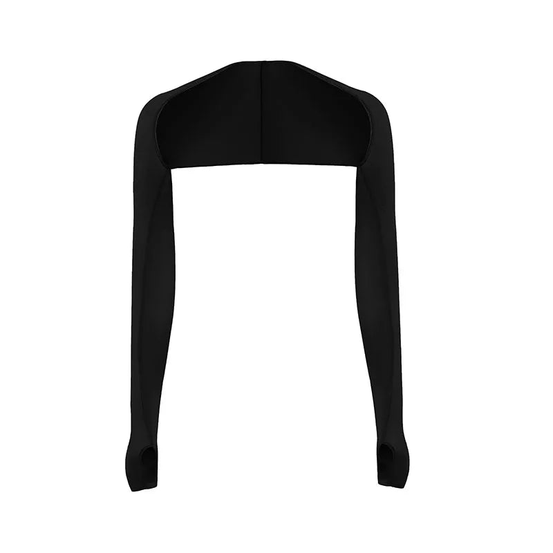 Women's Sports Sun Protection Cape Thin Style Shoulder Long Women's Sports Sleeves Perfect for Outdoor Golf, Running, Cycling