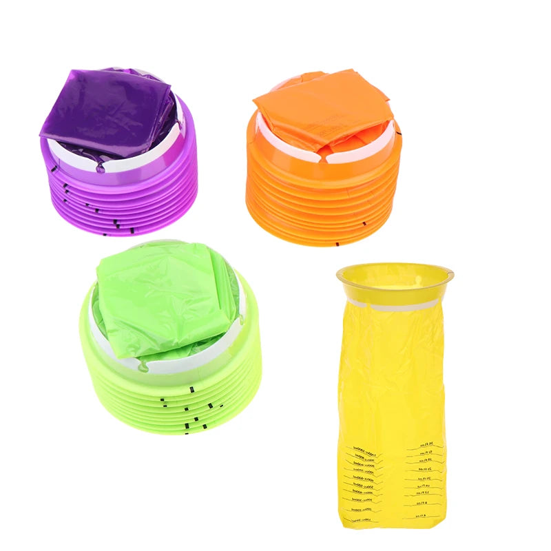 1000ML Disposable Plastic Bags for Travel - Portable Motion Sickness and Nausea Vomit Cleanup Solutions