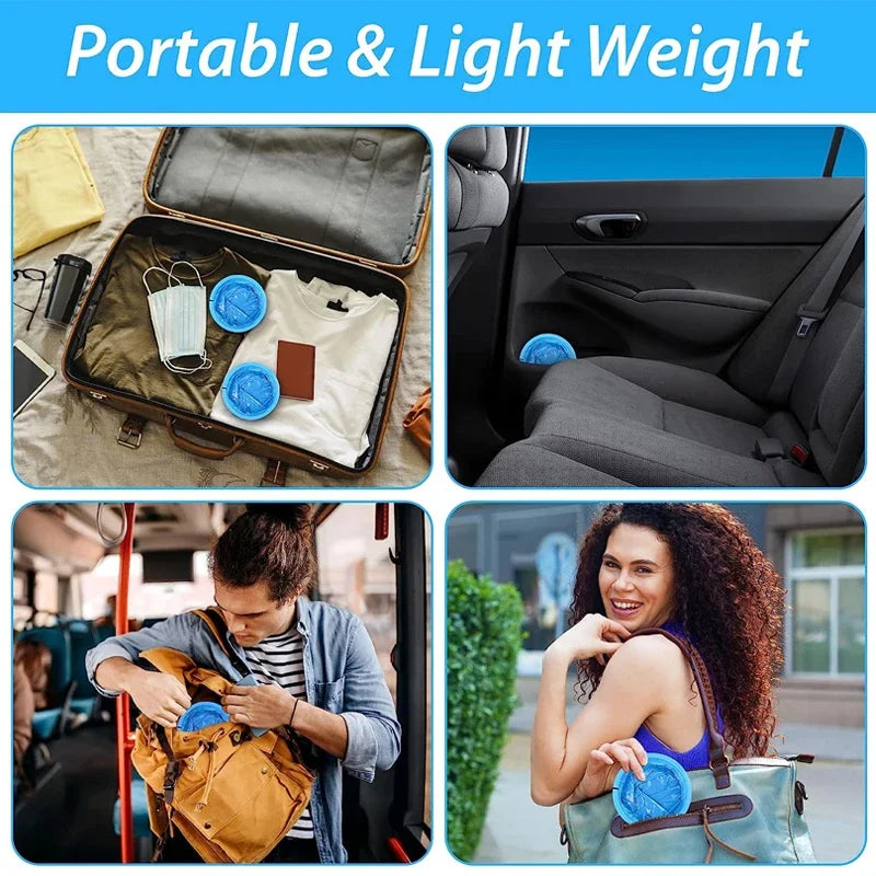 Portable Disposable Travel Cleaning Bags for Motion Sickness and Nausea - Eco-Friendly 1000ML Plastic Bags (5-25 Pcs)