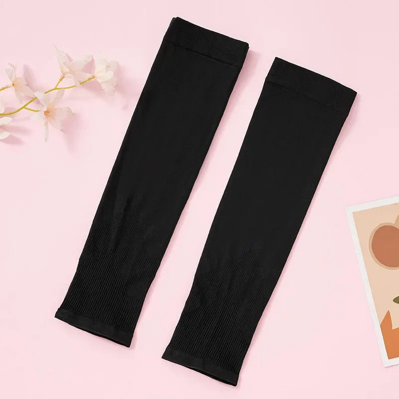 1 Pair Uv Protective Sleeve Arm Sleeve Cooling Children's Cuff Sports 5-12 Years Girls Boys Elastic Ice cuff Cycling Arm Warmer