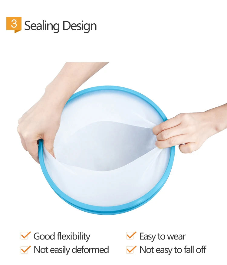 Adult Foot Cast Covers for Shower Waterproof Shower Bandage and Cast Protector for Shower and Bath Watertight