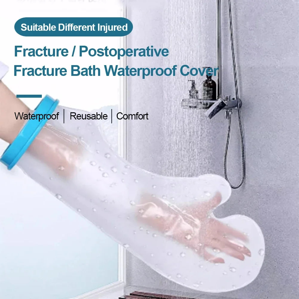 Shower Cover Child Waterproof Sealed Cast Bandage Protector Wound Fracture Leg Foot Arm Hand Bath Protective Ring Sleeve