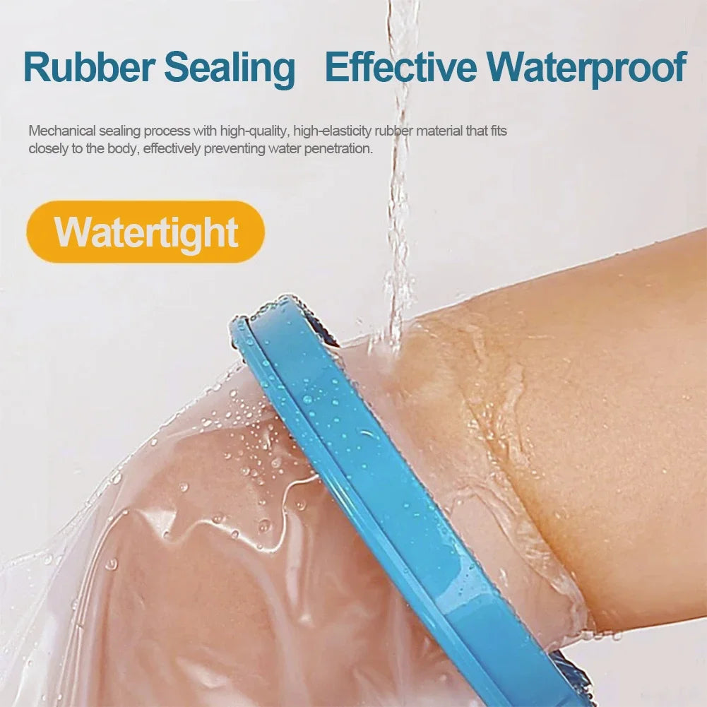 Shower Cover Child Waterproof Sealed Cast Bandage Protector Wound Fracture Leg Foot Arm Hand Bath Protective Ring Sleeve